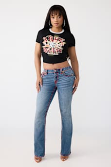 CAMISETA CORTA CL&Aacute;SICA CON CRISTALES, image 3