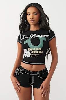 CAP SLEEVE BABY TEE, image 2