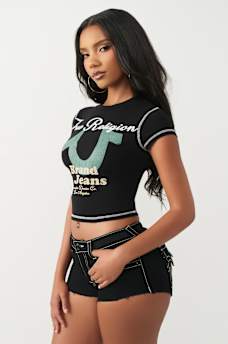 CAP SLEEVE BABY TEE, image 4