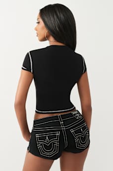 CAP SLEEVE BABY TEE, image 5