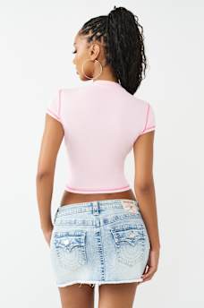 CAP SLEEVE BABY TEE, image 5