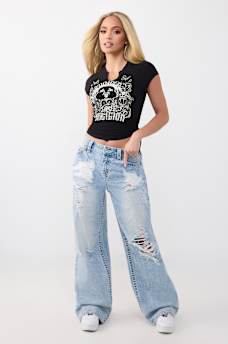 CAMISETA CON LATERAL FRUNCIDO Y MANGAS CASQUILLO RAGL&Aacute;N, image 3