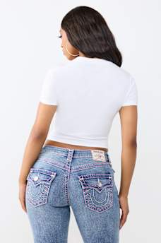 CRYSTAL HORSESHOE BABY TEE