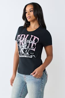 CRYSTAL BUDDHA CREWNECK TEE