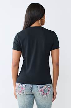 CRYSTAL BUDDHA CREWNECK TEE