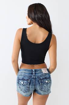 RIBBED NOTCH TANK TOP