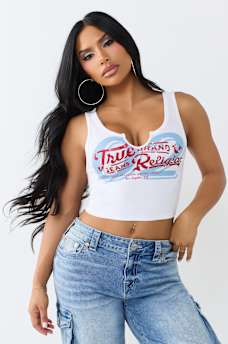 RIBBED NOTCH TANK TOP