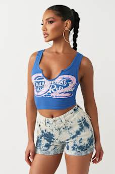 RIBBED NOTCH TANK TOP