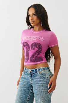 CAMISETA PEQUE&Ntilde;A CON BORDADO LAVADA, image 4