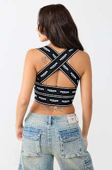 LOGO ELASTIC TOP