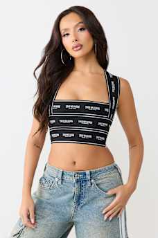 LOGO ELASTIC TOP