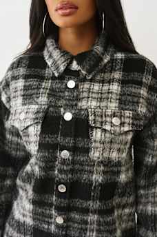 ARCHED LOGO FLANNEL SHACKET, image 7