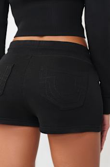 JOEY MID RISE CRYSTAL SWEATSHORT, image 6