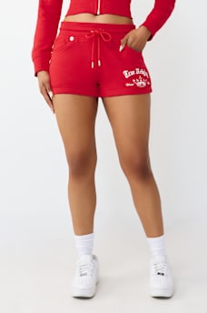 JOEY MID RISE CRYSTAL SWEATSHORT, image 2