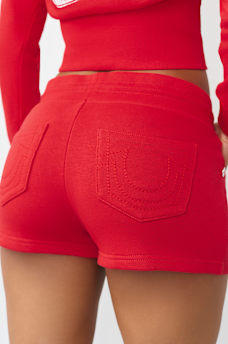 JOEY MID RISE CRYSTAL SWEATSHORT, image 7