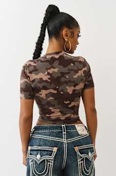 CAMO BABY TEE, image 6