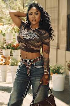 CAMO BABY TEE, image 1