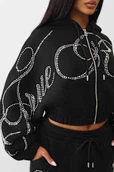 CRYSTAL ZIP UP HOODIE, image 6