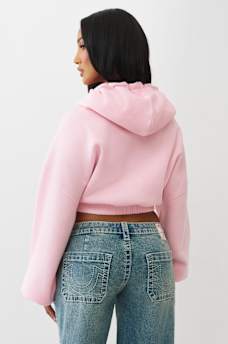 CRYSTAL ZIP UP HOODIE