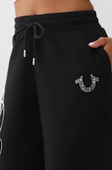 PANTALONES JOGGER HOLGADOS CON CRISTALES, image 5