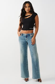 CRYSTAL HORSESHOE CUT-OUT TOP, image 3