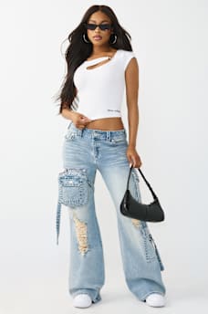 CRYSTAL HORSESHOE CUT-OUT TOP, image 3