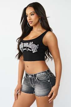 CRYSTAL RIBBED TANK, image 4