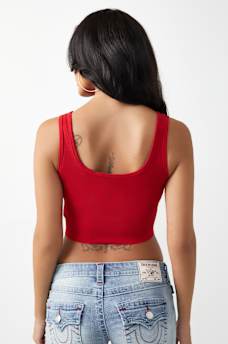 CRYSTAL RIBBED TANK, image 5