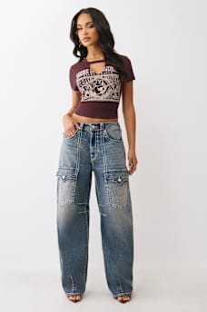 BAILEY BIG T FLAP BARREL JEAN, image 2