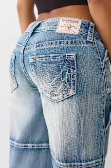 JESSIE BIG T SNAP BAGGY JEAN, image 5