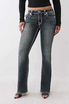 BECCA MID RISE SUPER T BOOTCUT JEAN, image 3