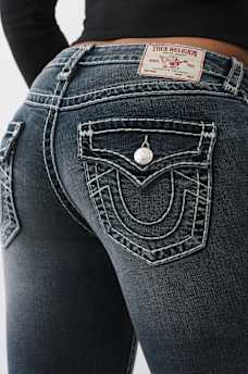 BECCA MID RISE SUPER T BOOTCUT JEAN, image 1