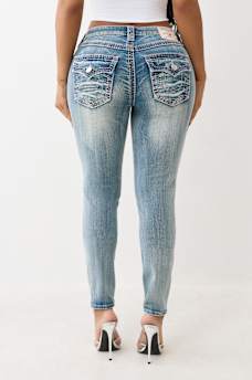 JENNIE MID RISE TRIPLE BIG T SKINNY JEAN, image 5