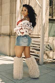 SADIE ROPE STITCH DENIM SKIRT, image 2