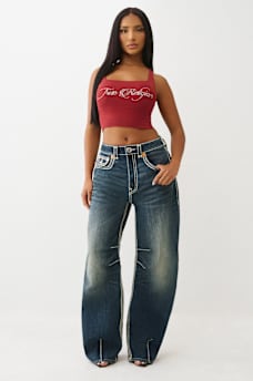 CROPPED STRAPPY RIBBED TANK, image 3