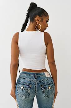 LAYERED RIPPED TANK TOP, image 5