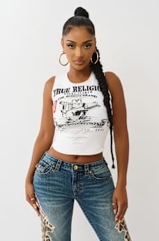 LAYERED RIPPED TANK TOP, image 1