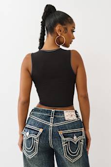 LAYERED RIPPED TANK TOP, image 5