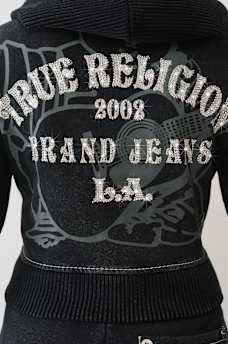 RIBBED BIG T SHRUNKEN ZIP HOODIE, image 1