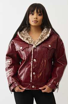 OVERSIZED PATENT LEATHER JACKET, image 6