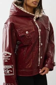 OVERSIZED PATENT LEATHER JACKET, image 8
