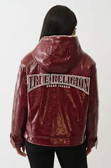 OVERSIZED PATENT LEATHER JACKET, image 10