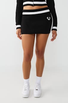 JACQUARD LOW RISE MINI SKIRT, image 2