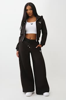 WINGED CRYSTAL LOGO BAGGY SWEATPANT