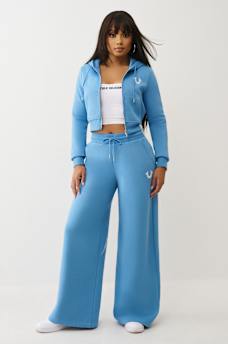 WINGED CRYSTAL LOGO BAGGY SWEATPANT