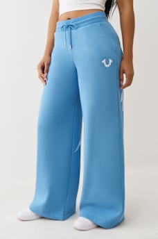 WINGED CRYSTAL LOGO BAGGY SWEATPANT