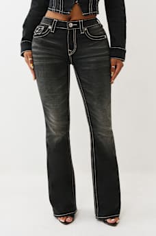 BECCA MID RISE BIG T BOOTCUT JEAN, image 4