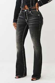 BECCA MID RISE BIG T BOOTCUT JEAN, image 6