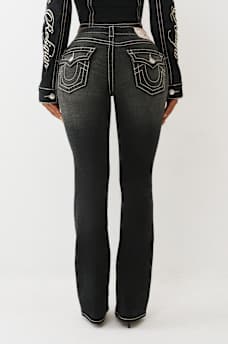 BECCA MID RISE BIG T BOOTCUT JEAN, image 7