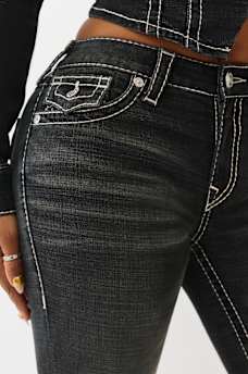 BECCA MID RISE BIG T BOOTCUT JEAN, image 8